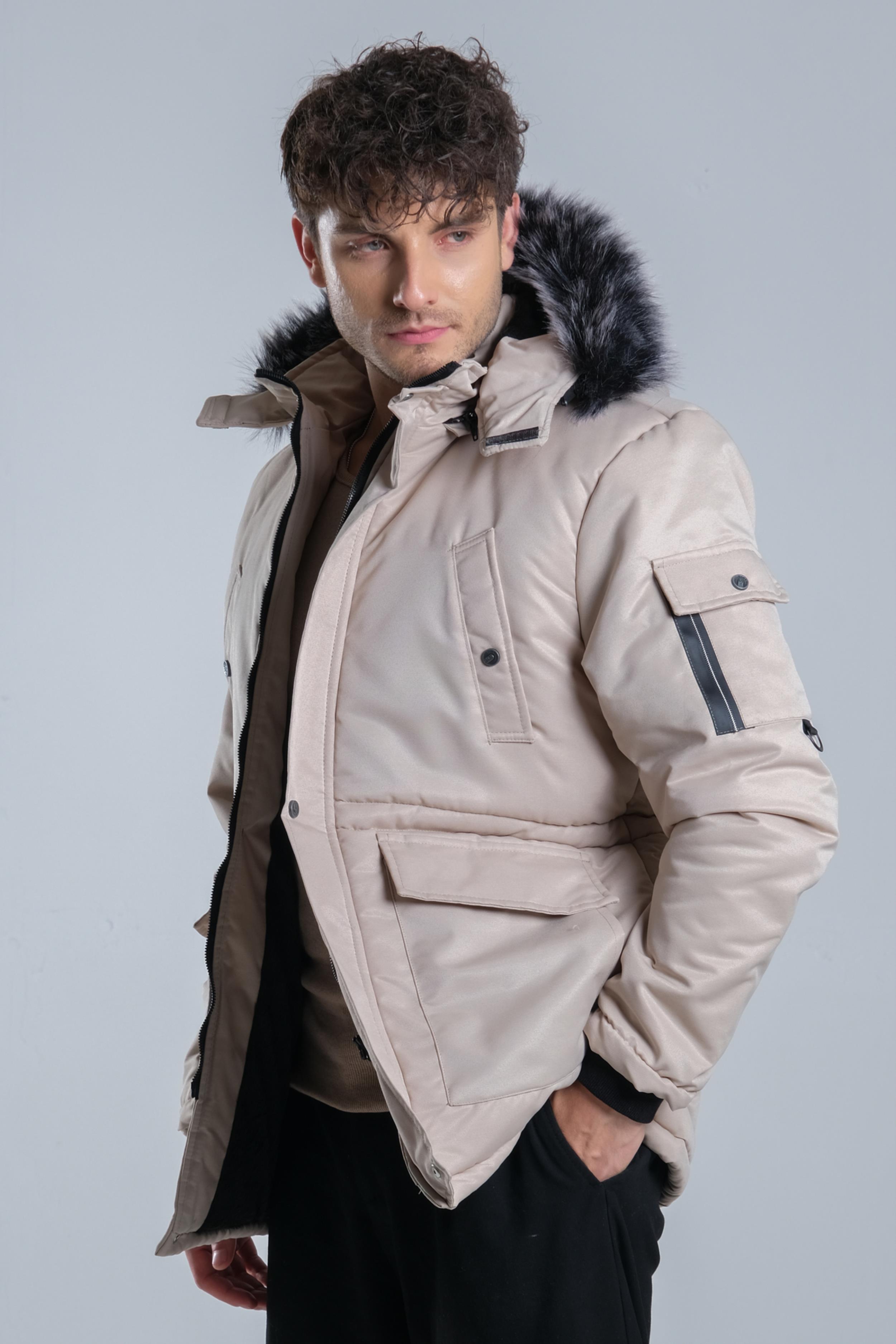 Stil Kombin İçi Kürklü Kaban/Mont BL 1506