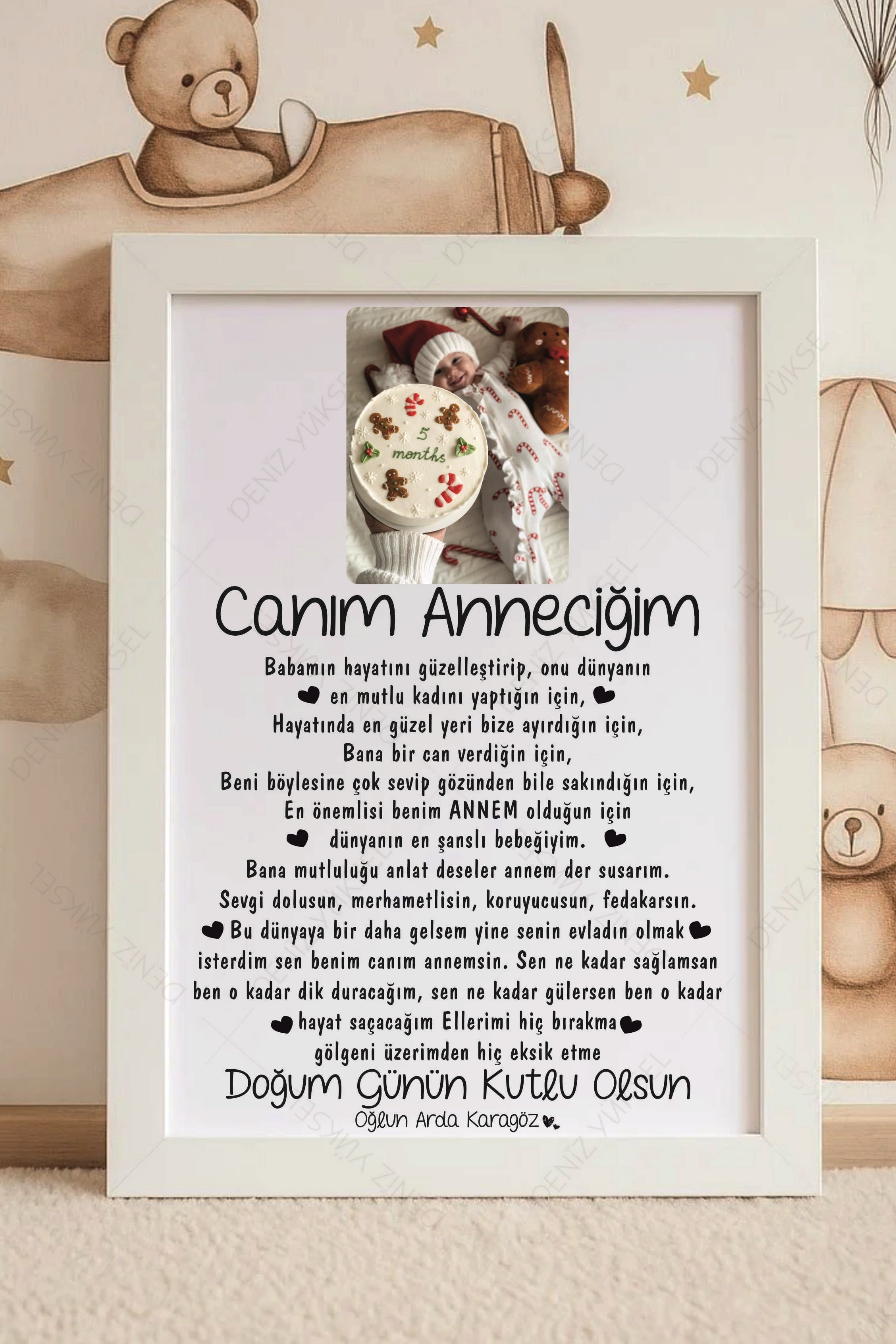 Canım Anneciğim Anı Çerçevesi