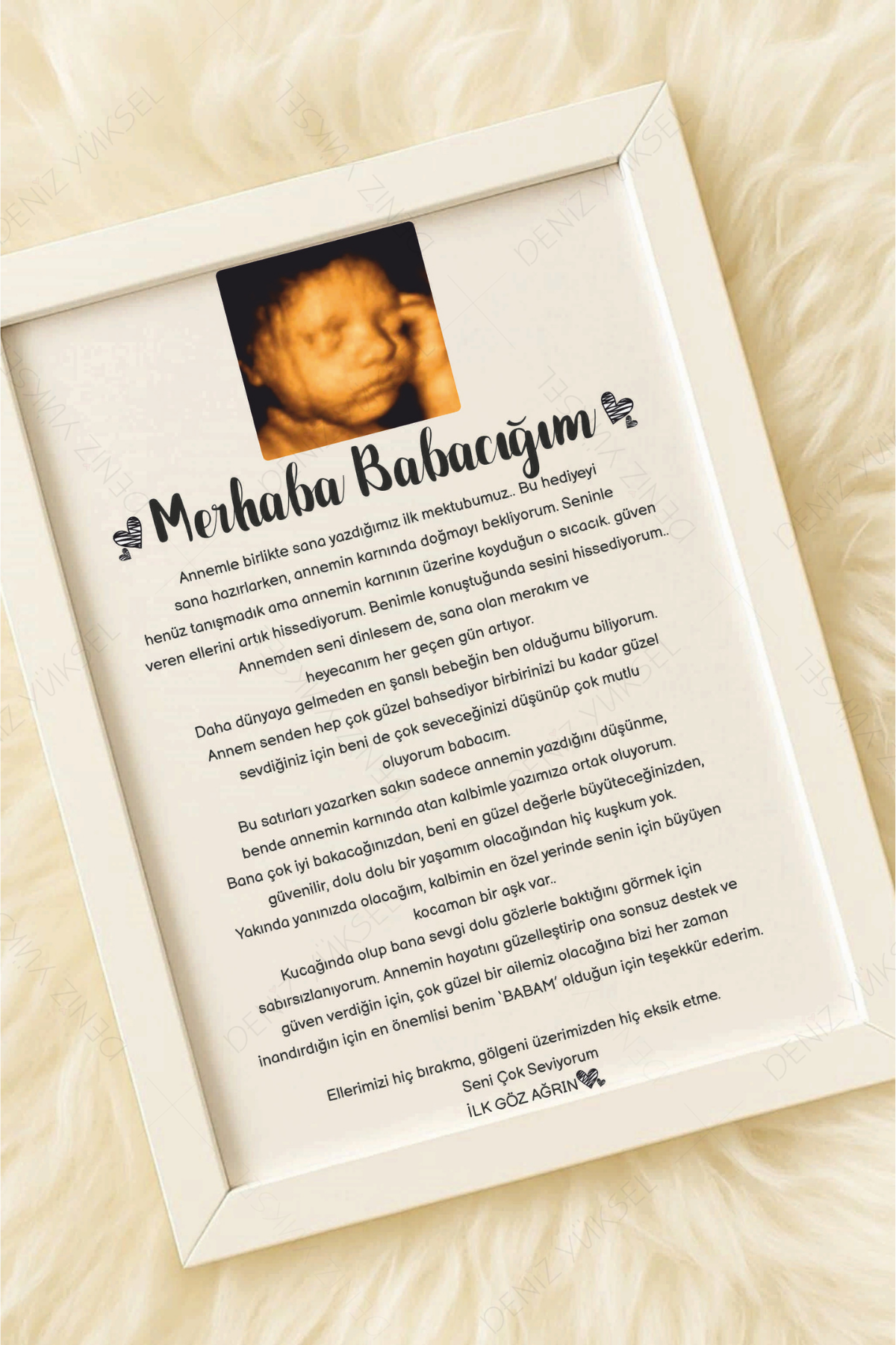 Merhaba Babacığım Anı Çerçevesi