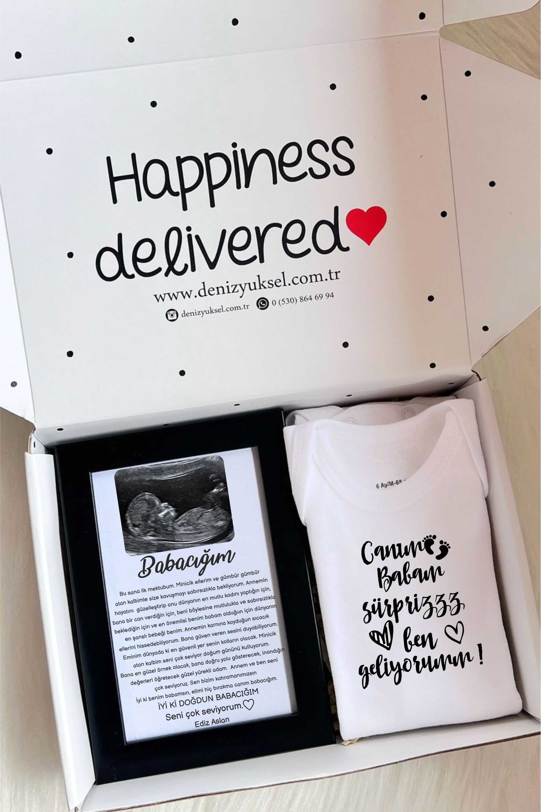 Bu Sana İlk Mektubum Babam Hediye Kutusu