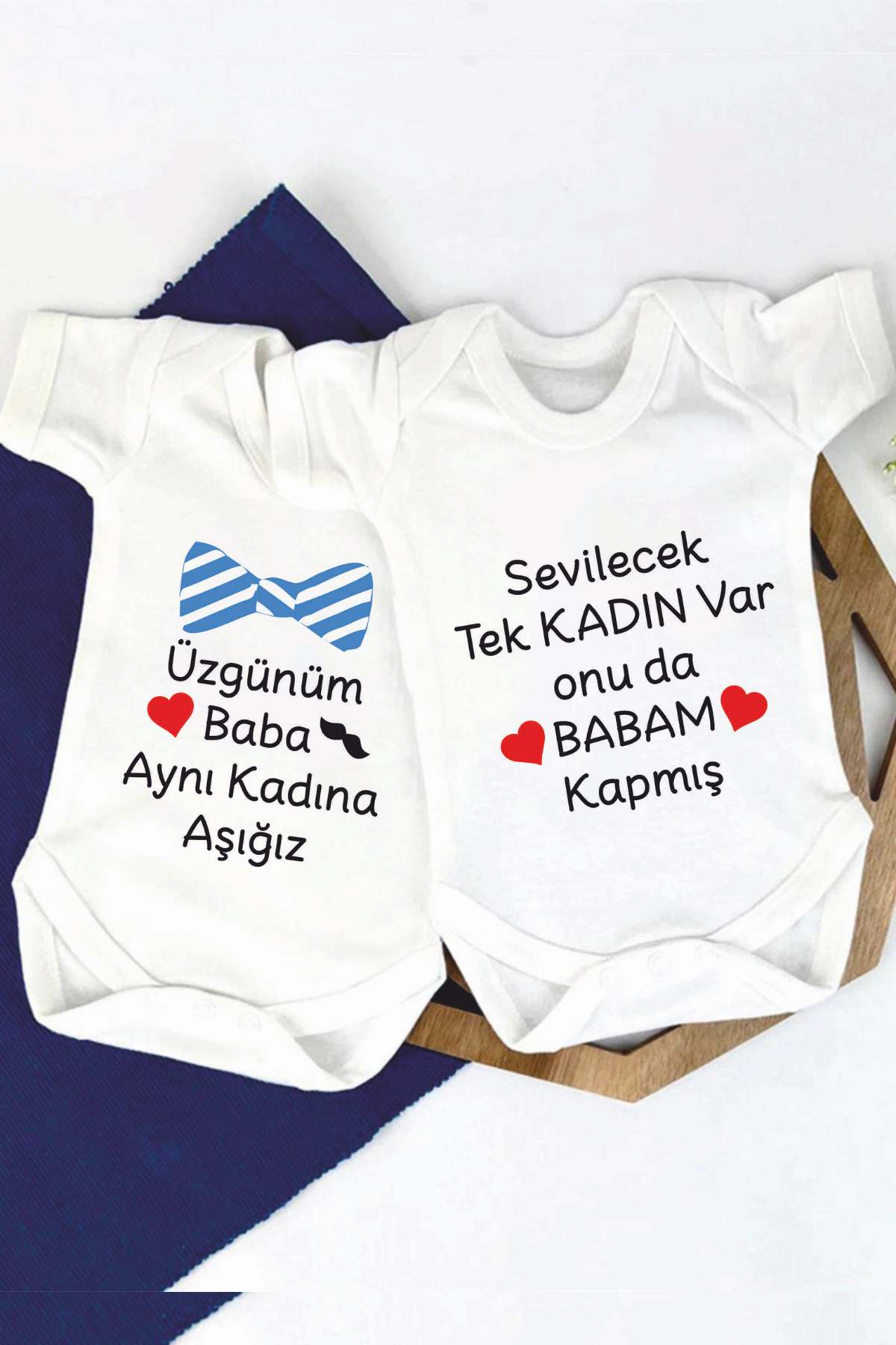 Üzgünüm Baba Aynı Kadına Aşığız İkili Body