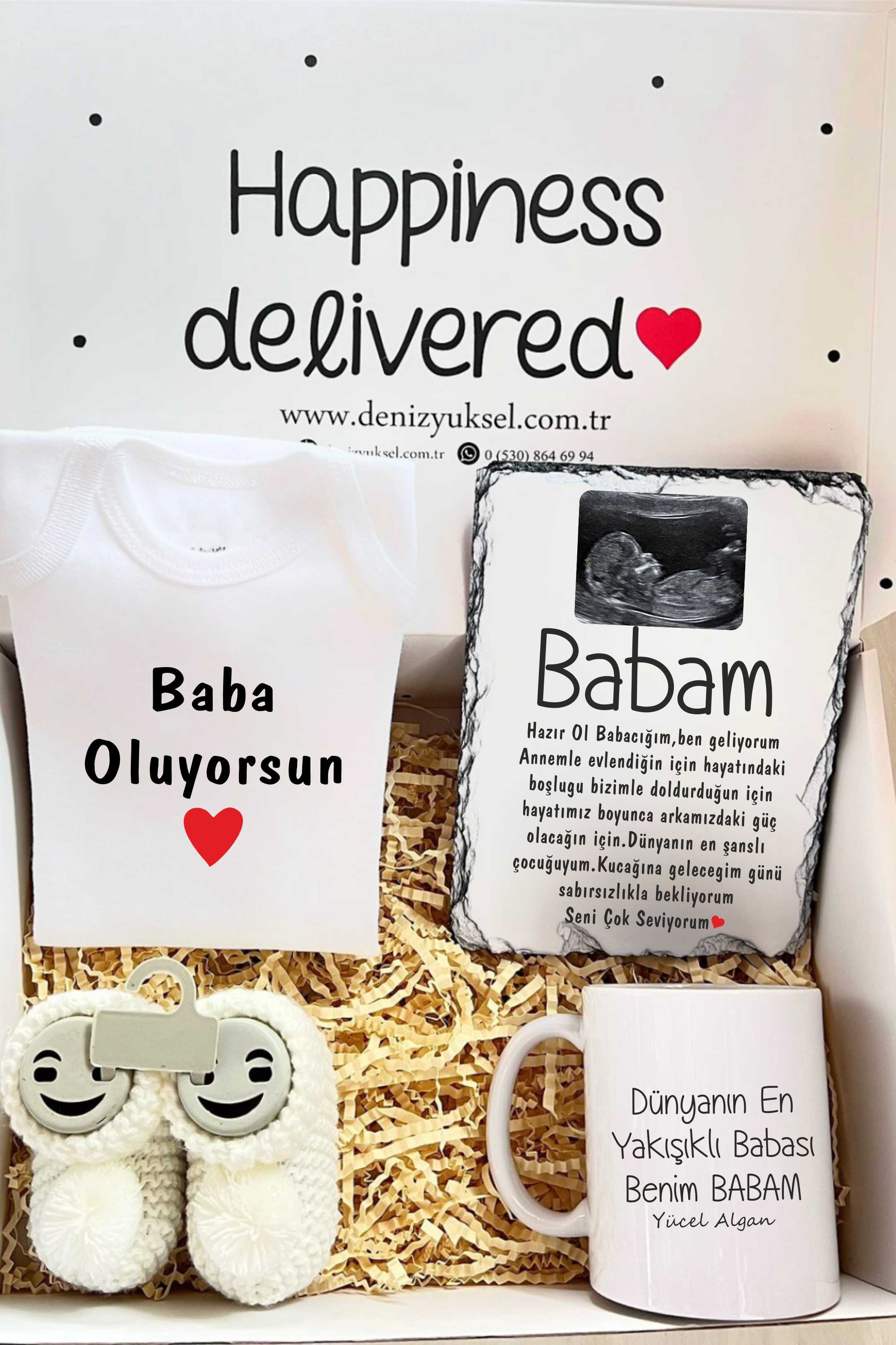 Kişiye Özel Baba Oluyorsun Hediye Seti – Sürpriz Kutu