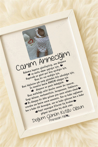 İyi ki Varsın Babacığım Anı Çerçevesi