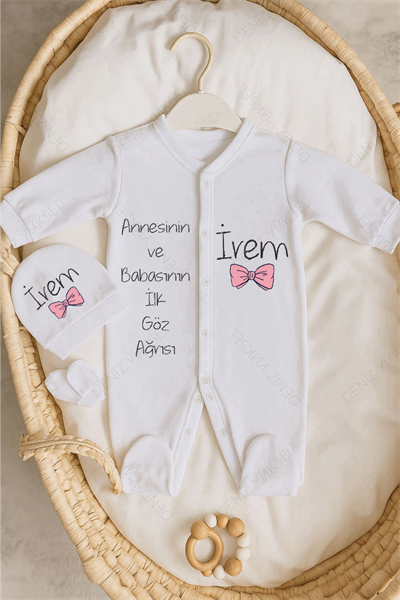 Annesinin ve Babasının İlk Göz Ağrısı Tulum Bere Eldiven Set 