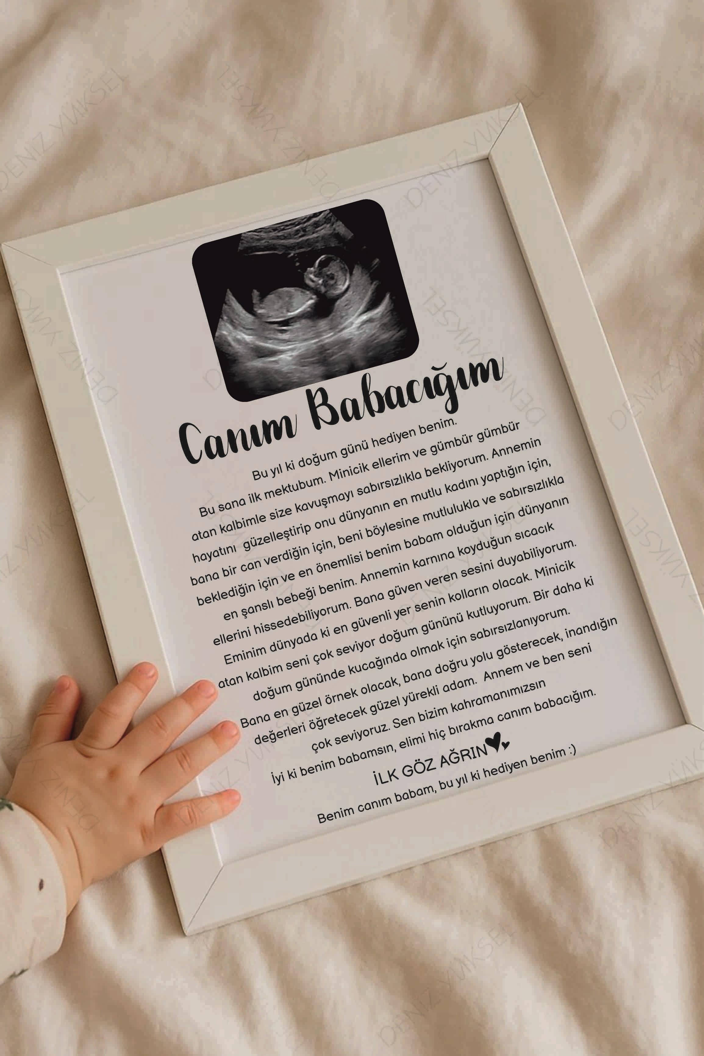 Canım Babacığım Anı Çerçevesi