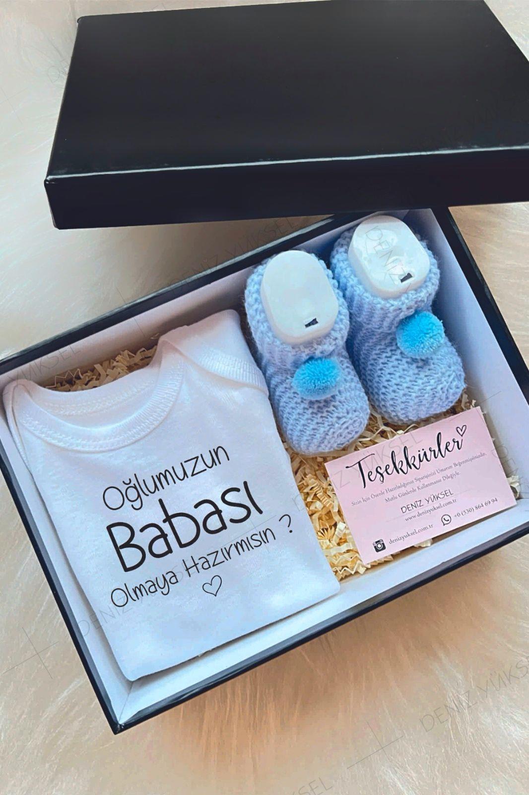 Oğlumuzun Babası Olmaya Hazırmısın Hediye Kutusu