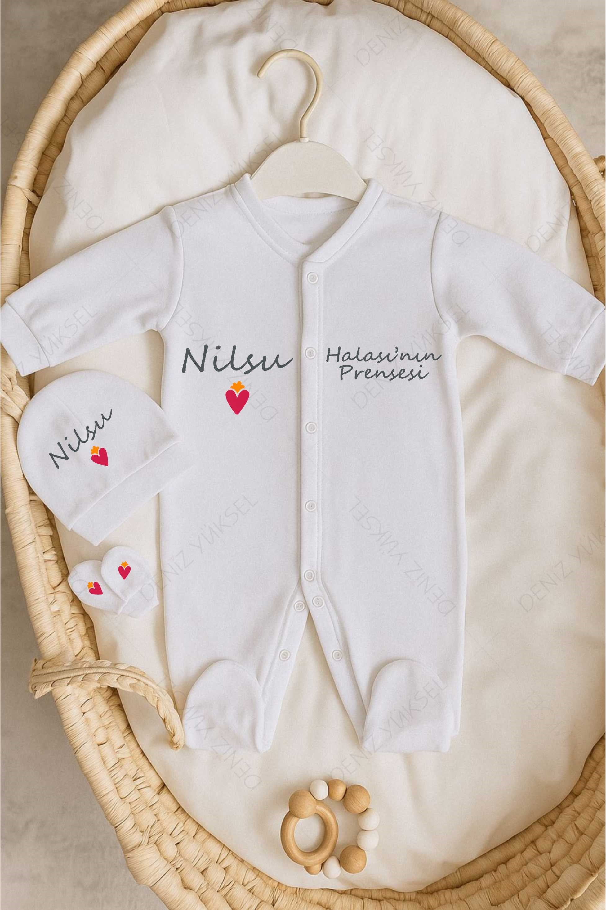 Hala'sının Prensesi Tulum Bere Eldiven Set