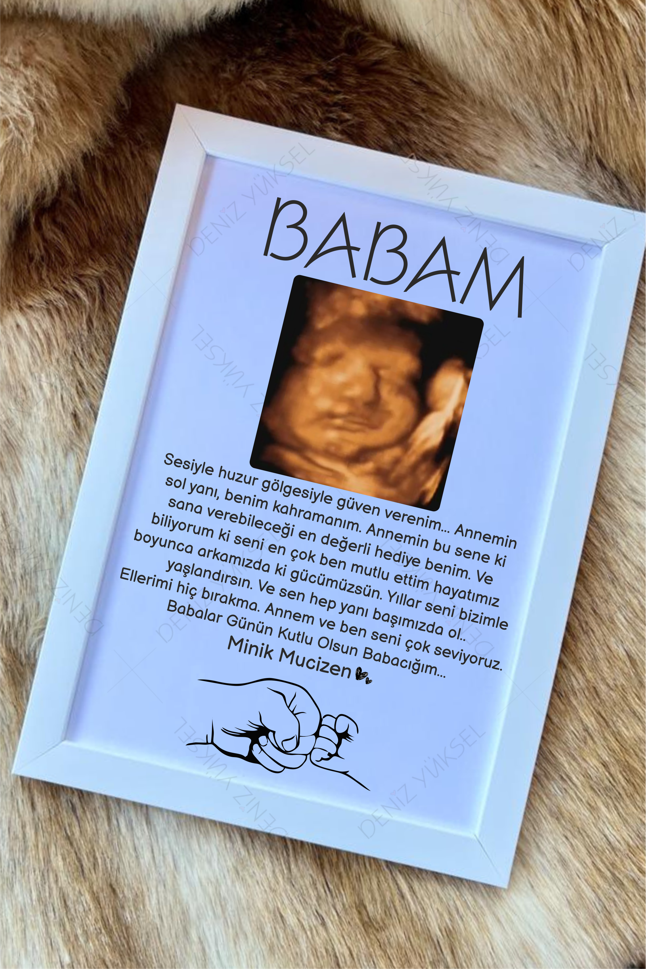 Babalar Günü Anı Çerçevesi
