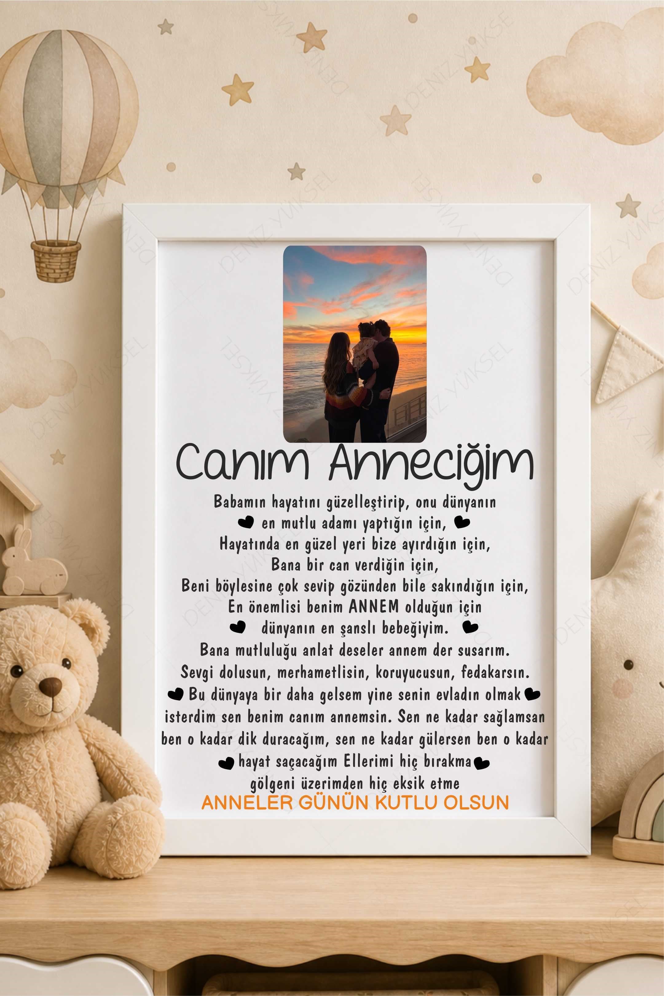Canım Anneciğim Anı Çerçevesi Anneler Günü