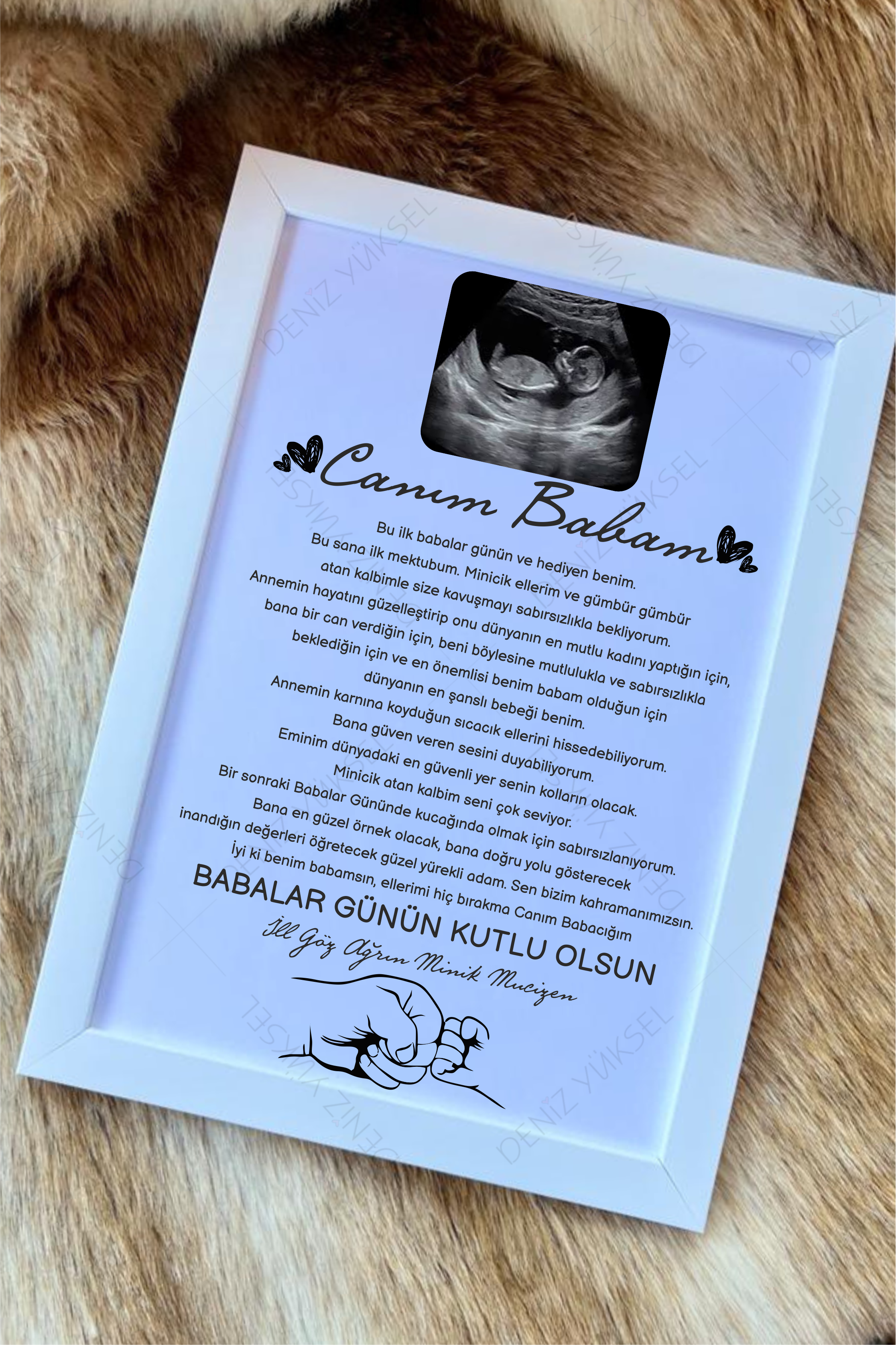 Canım Babam Anı Çerçevesi