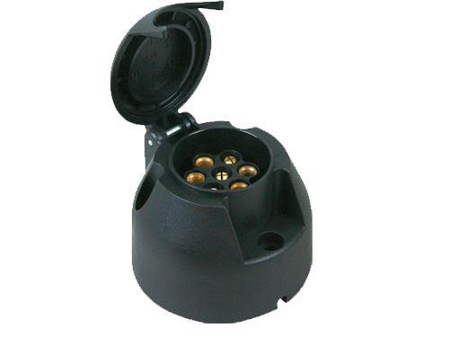 7LI PLASTİK RÖMORK FİŞİ TEMINALLI N TİPİ DİŞİ YEDILI