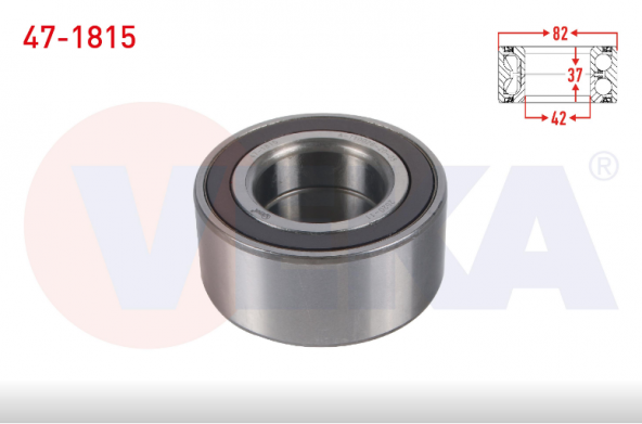 AKS RULMANI ÖN ABSLİ 48 KUTUP AKTİF SENSÖRLÜ FİAT BRAVO DOBLO STILO OPEL COMBO