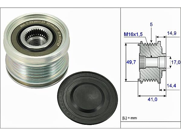 ALTERNATOR KASNAGI MERCEDES W168 W169 W414 MITSUBISHI COLT 1.5 DID 04>12