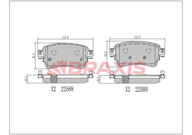 ARKA FREN BALATASI CITROEN JUMPER SPACETOURER EXPERT TRAVELLER PROACE 1.6 2.0HDI 16>