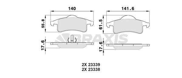 ARKA FREN BALATASI JEEP GRAND CHEROKEE II