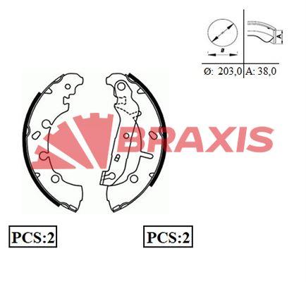ARKA FREN BALATASI PABUC FIESTA IV / V 95>08 FUSION 02 /> FORD KA PUMA 1.6 97>02 MAZDA II 03>