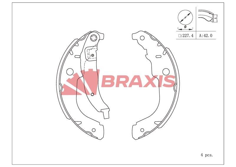ARKA FREN BALATASI PABUC P207 C3 III DS3 1,4 / 1,4 16V / 1,4HDI 02 / 06> (228*40)
