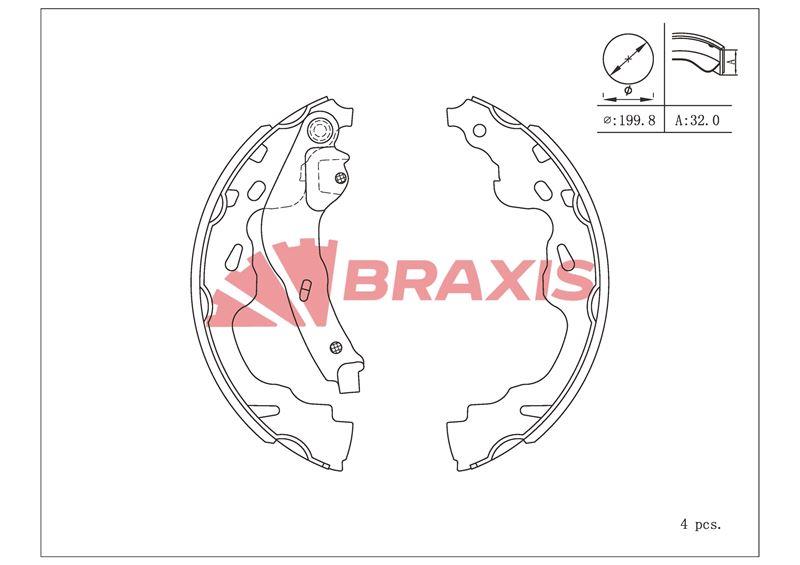 ARKA FREN BALATASI PABUC TOYOTA VERSO 04-09 YARIS 03-05 SPLASH 08-> SUZUKI SWIFT III 06-> CITROEN C1 04-> AGILA 10-> PEUGEOT 107 05-> 108 14-> RITZ 09-> IRIZ 14->