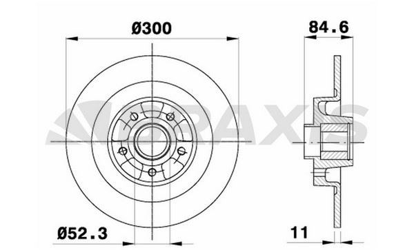 ARKA FREN DISK ESCAPE IV 02>05 VEL SATIS 02>09 1.9 DCI 2.0 16V 2.2 DCI 3.0 DCI SENSÖR HALKALI