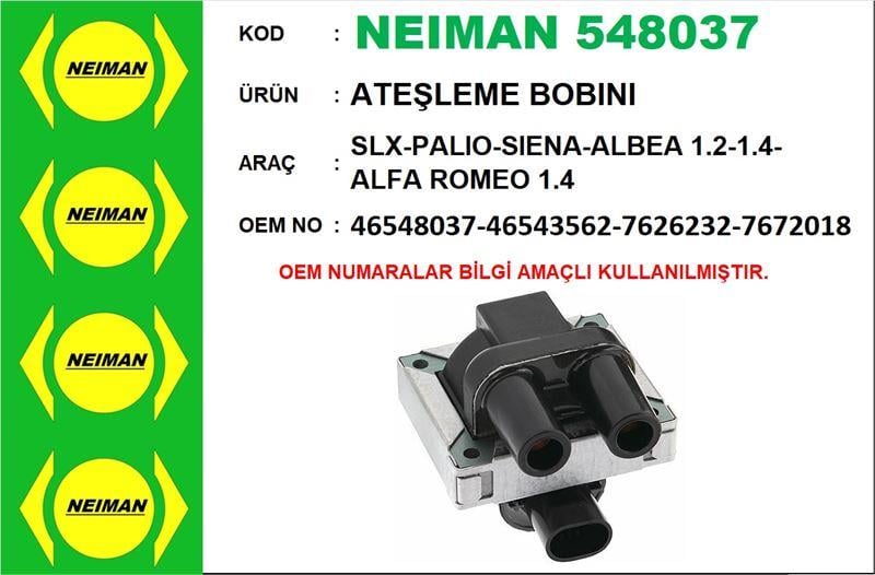 ATEŞLEME BOBINI SLX-PALIO-SIENA-ALBEA 1.2-1.4-ALFA ROMEO 1.4