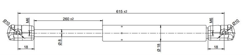 BAGAJ AMORTISORU FIESTA II 83>88