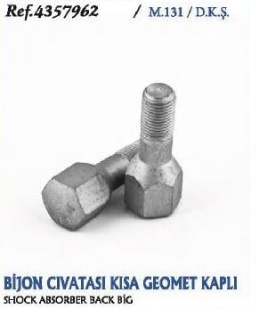 BİJON CİVATASI KISA GOMET M131 DKŞ 701228 701230