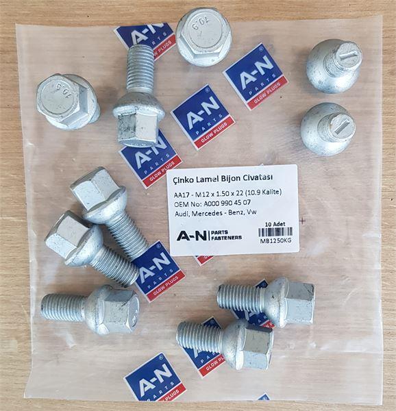 BİJON CİVATASI MERCEDES KISA AA17 - M12×1.50×2 777102