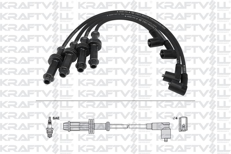 BUJI KABLO SETI PEUGEOT 106 306 PARTNER 1,4I XSARA 1,4I 1,6I SAXO 1,1I 1,2I 1,4I 1,6I 97> (SILIKON K