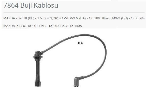 BUJI KABLOSU 7864