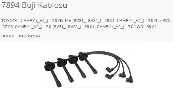 BUJI KABLOSU CORONA 2.0İ 5 SFE MOTOR ST 171 KASA 90>96