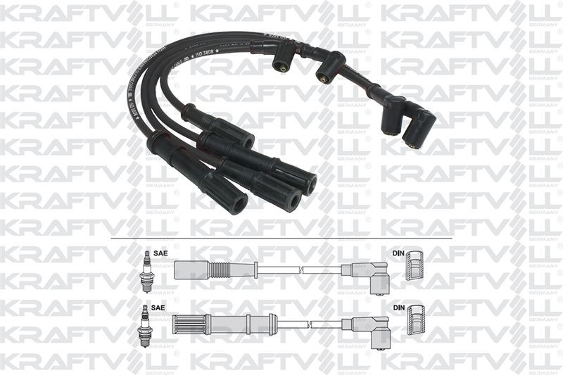 BUJI KABLOSU DOBLO-PALIO-PANDA-PUNTO-SIENA 1,2 8V 97-> (SILIKON KABLO)
