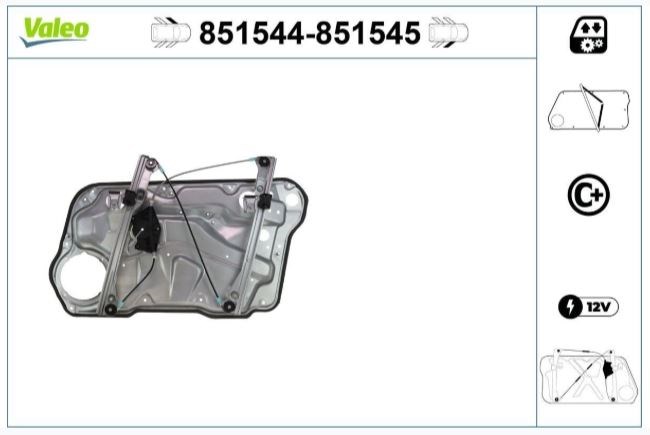 CAM MEKANİZMASI MECADP ÖN SOL VW GOLF IV BORA 97>0 6