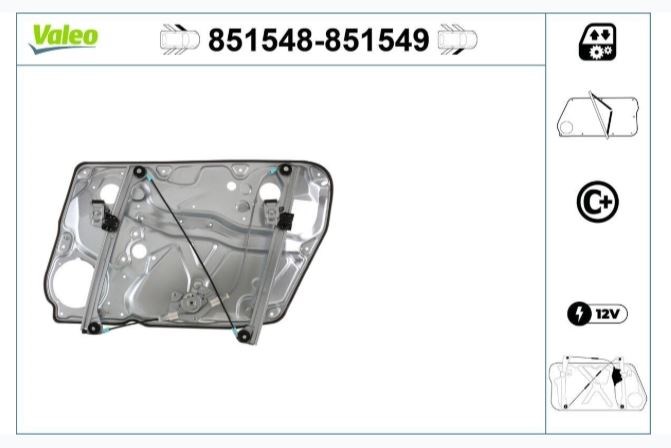 CAM MEKANİZMASI MECADP ÖN SOL VW PASSAT 1/98>2/05