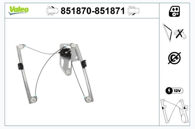 CAM MEKANİZMASI ÖN SOL BMW 7 SERİSİ E38 94>01