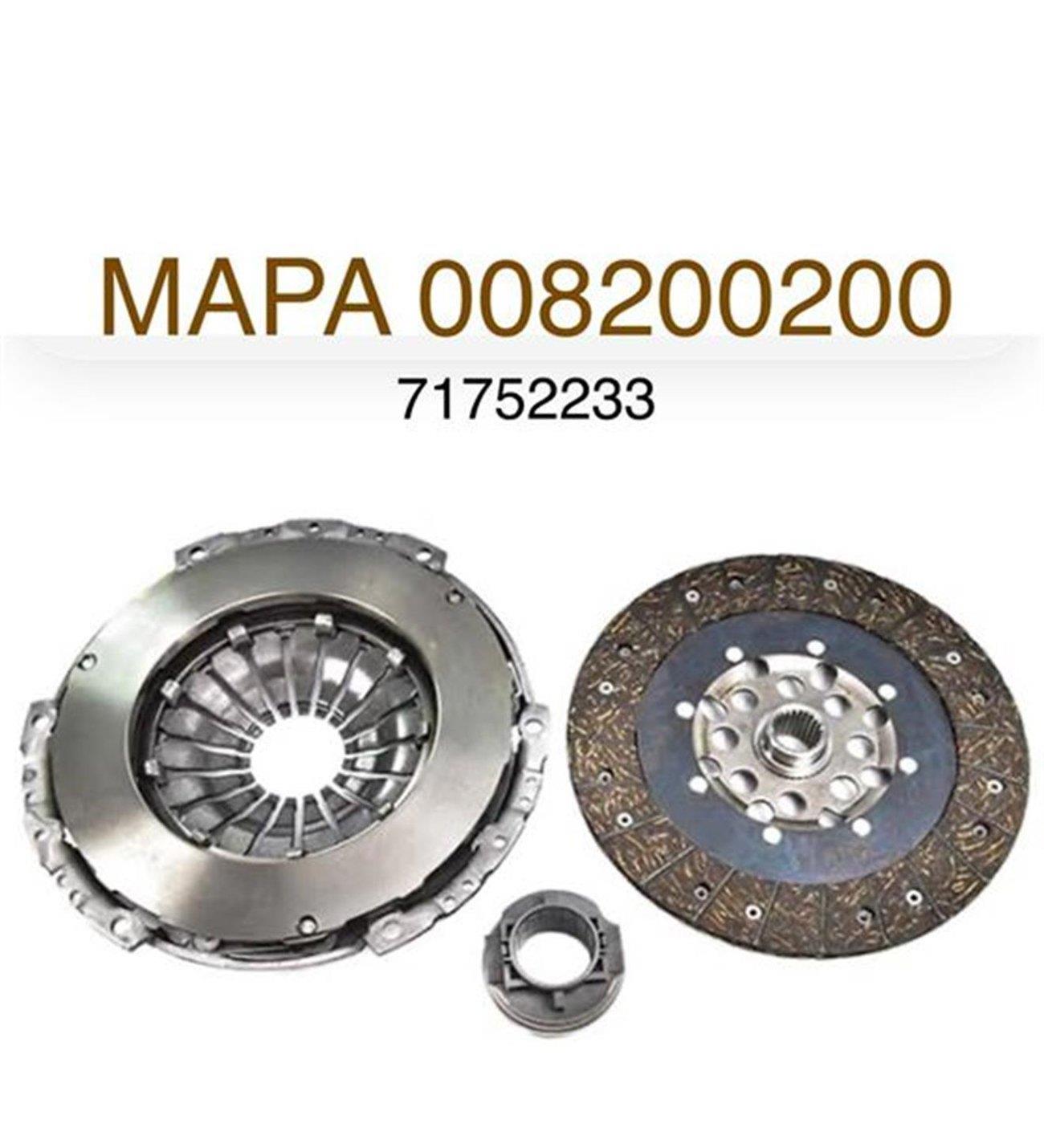 DEBRİYAJ SETİ DOBLO- LINEA-GRANDE PUNTO-IDEA 1.2-1.4-1.4 16V 05>(350A1.000-MEK-5M)