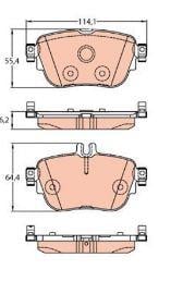 DISK BALATA MERCEDES C-CLASS ARKA  A0004209800 GDB2155 GDB2155