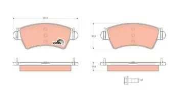 DISK BALATA PEJO-206 1,6 09/99> ON GDB1385