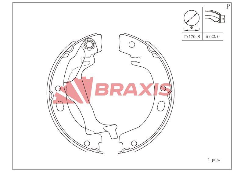 EL FREN BALATASI PABUC TOYOTA COROLLA 1.4 1.6 VVTI 1.4 D4D 2002-2007 (E12)