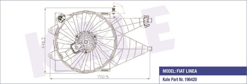 FAN MOTORU LİNEA 1.6 JTD (AC) DAVLUMBAZLI
