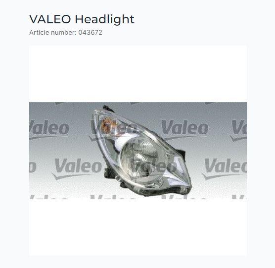 FAR SOL OPEL AGILA 04/08