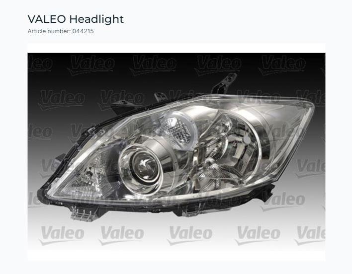 FAR+SİNYAL SOL TOYOTA AURİS RS 2010/03-