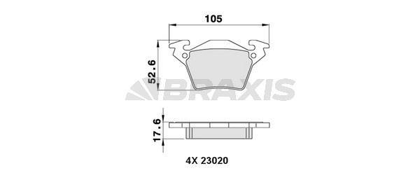 FREN BALATASI ARKA V-CLASS 638/2 96>03 VITO 638 96>03