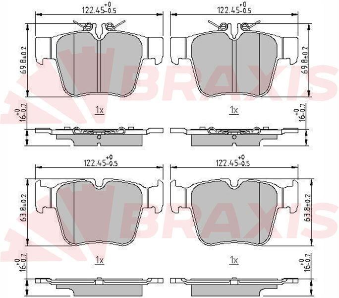 FREN BALATASI ARKA X253 15>19 W205 15>18 S205 15>18 C253 16>19