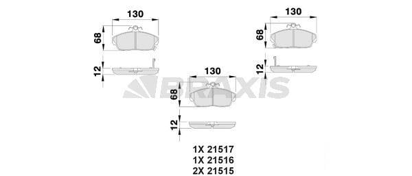 FREN BALATASI ON HONDA CIVIC 2001-2006 EURO CIVIC 1996-1999 ROVER 1996-2000 TATA TELCOLINE