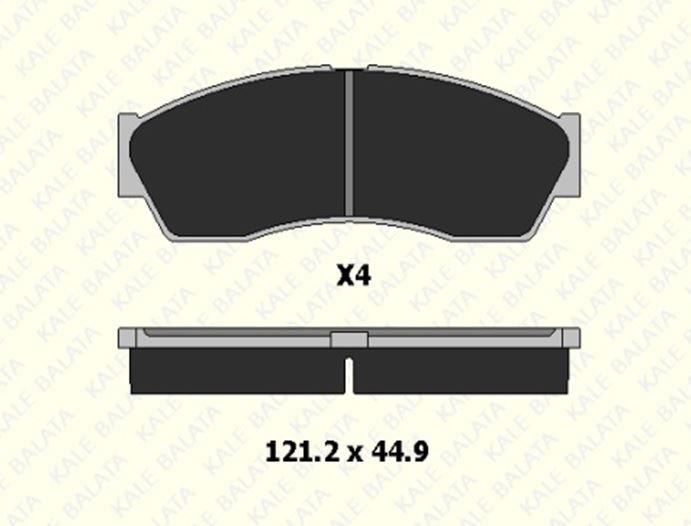 FREN BALATASI ÖN ROVER CITYROVER 1.4 24555 165 04 ANS KD13 2455516504ANSKD13