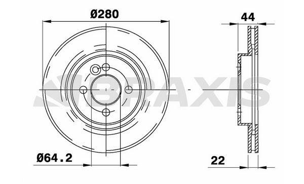 FREN DISKI ON HAVALI MINI R55 R56 R57 R58 R59
