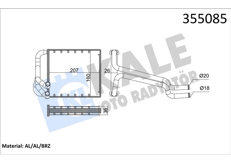 KALORİFER RADYATÖRÜ HYUNDAI ELANTRA
