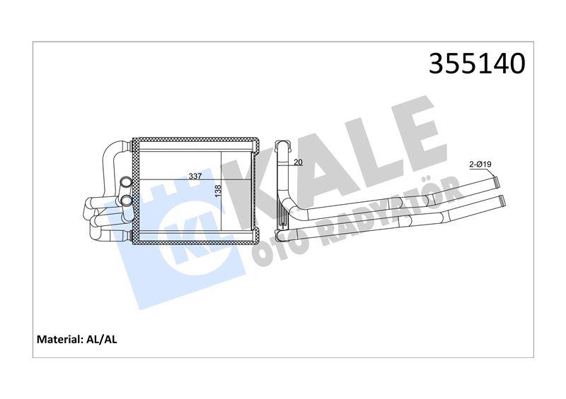 KALORİFER RADYATÖRÜ HYUNDAI i20