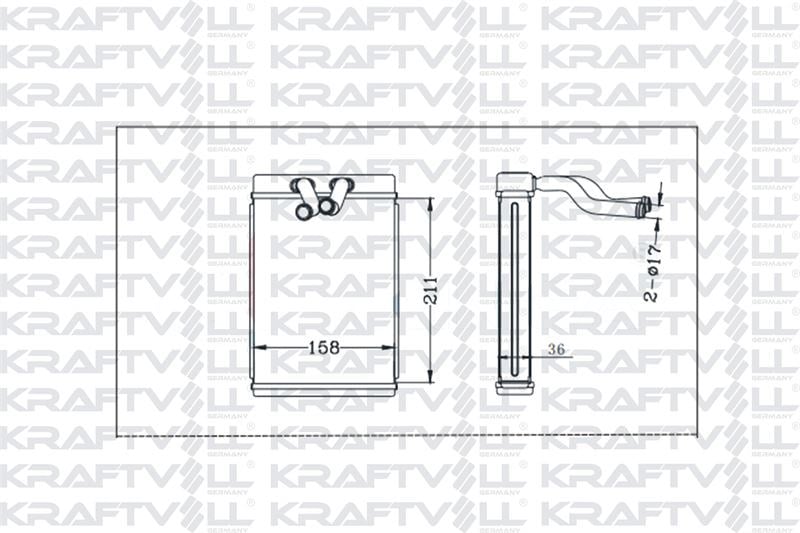 KALORIFER RADYATORU STAREX TCI MINIBUS (211X158X36)