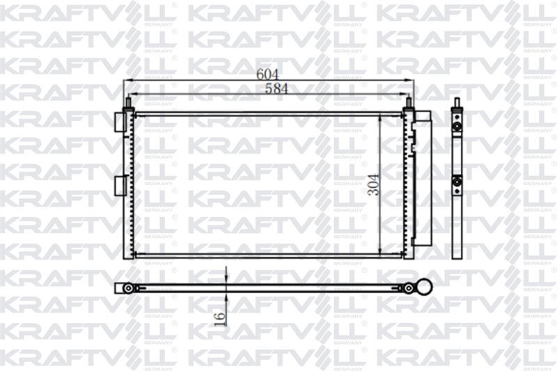 KLIMA RADYATORU (KONDANSER) DOBLO IDEA 1.3 MULTIJET / 1.9JTD 03>